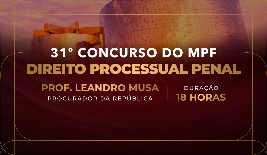 DISCIPLINA ISOLADA DE DIREITO PROCESSUAL PENAL 