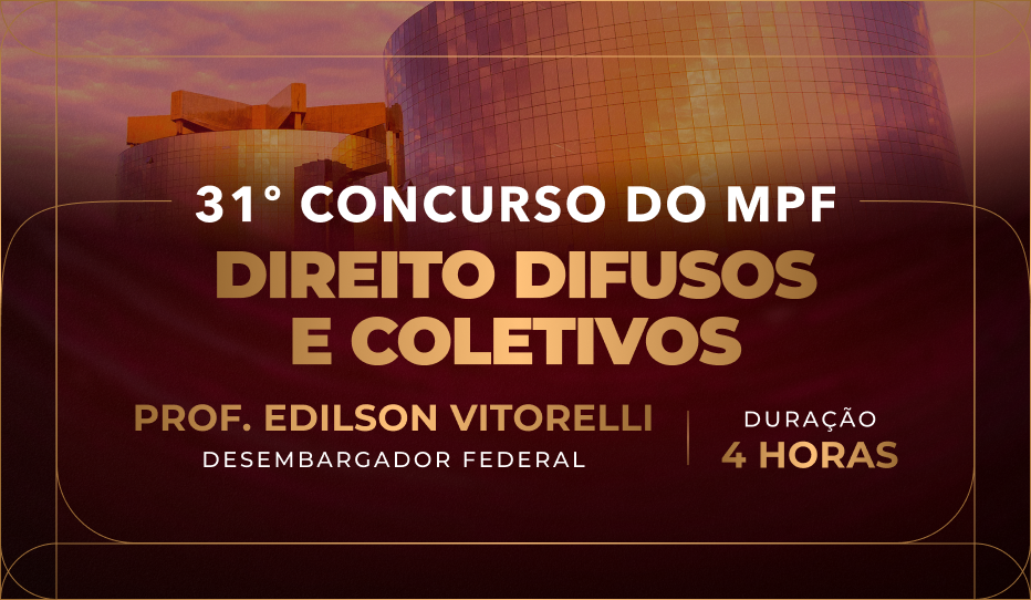  DISCIPLINA ISOLADA DE DIREITO DIFUSOS E COLETIVOS